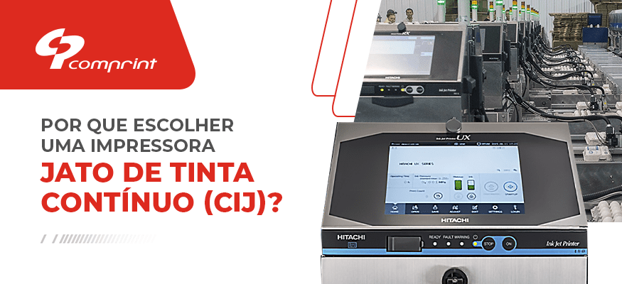 Comprint - Por que escolher uma impressora jato de tinta contínuo (CIJ)?